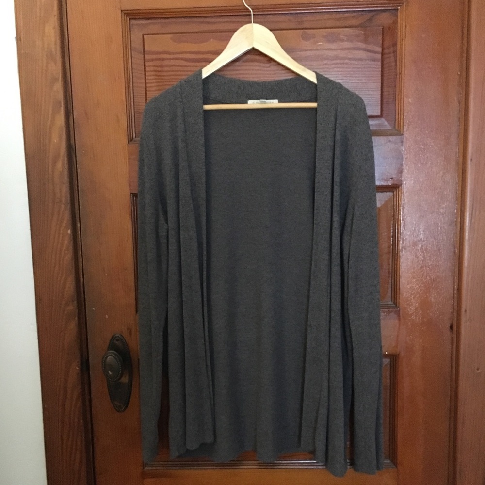 open front sweater